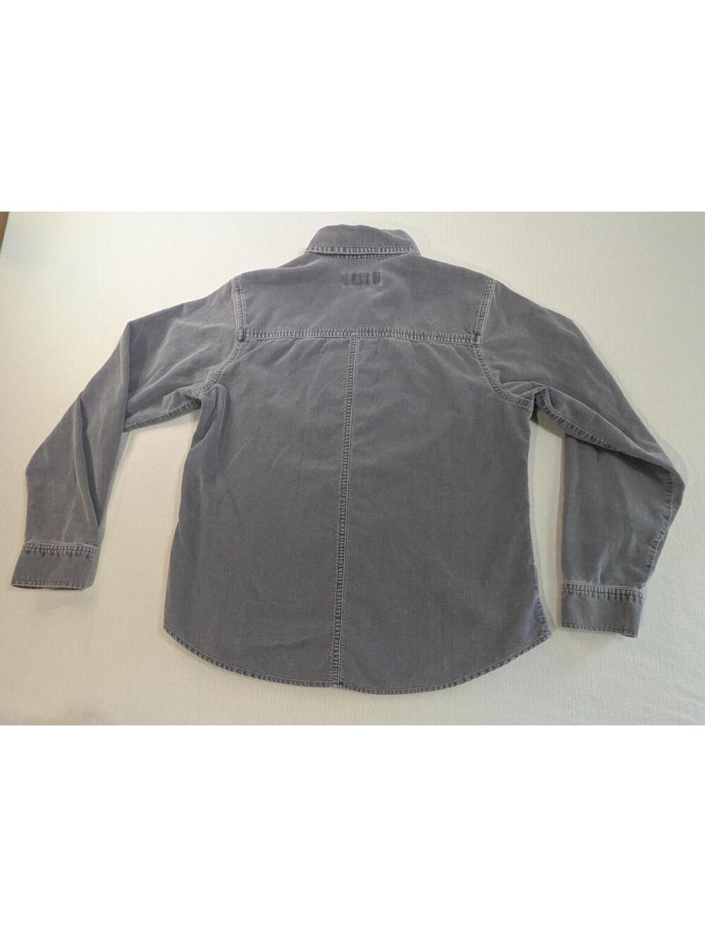Eddie Bauer Women's Gray Corduroy Button-Up Shirt Size Medium - Picture 8 of 8